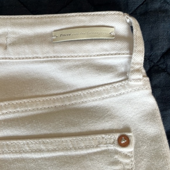 ✨HP✨Pilcro & the Letterpress, High-Rise Skinny 29, White. EUC. - Picture 7 of 9